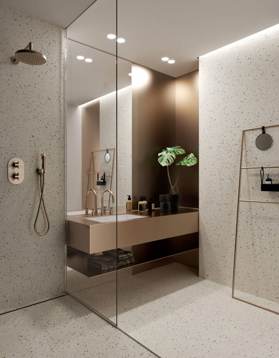 Hi Macs Bathroom Terrazzo Classico Basincs704 Studio Podrini
